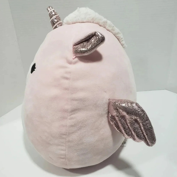 Squishmallow 12" Grecia Pegasus  Unicorn/Pegacorn,Pink/Metallic horn/Wings. - Picture 4 of 6